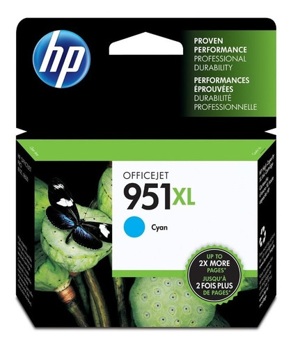 Imagen 2 de 5 de Cartucho Hp 951xl Cyan Magenta Amarillo Original 8610 8620