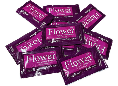 100 Unidades D Sache Conservante Para Flores Cortadas Flower