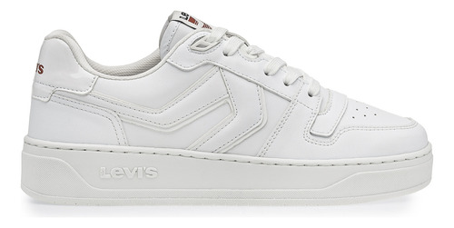 Tenis Levi's Para Dama Glide 2l D L1125123 S Blanco