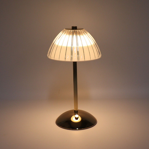 Mesita De Noche Led Crystal Desk Con Control Táctil