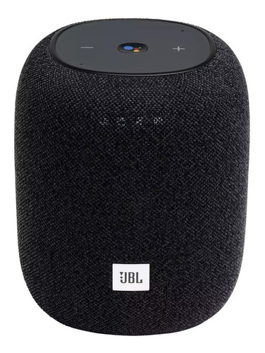 Alto Falante inteligente JBL Link Music com assistente virtual Google Assistant - black 100V/240V