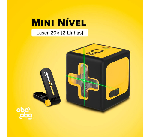 Nível Lazer 20m 2 Linhas Auto Nivelamento Bip Sonoro Multi U