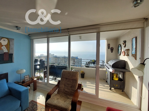 3 Dorm, Amoblado, Espectacular Vista, C Montemar