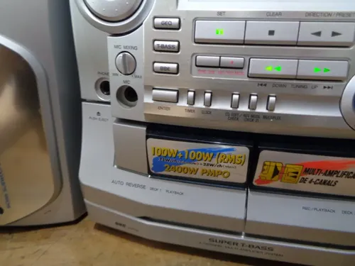 System Aiwa Nsx-sz50 _ 2400 W Pmpo (ler Descrição) | MercadoLivre