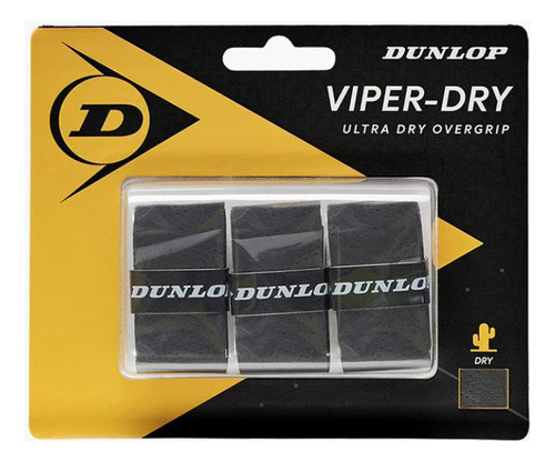 Overgrip Dunlop Viper-dry Negro X 3