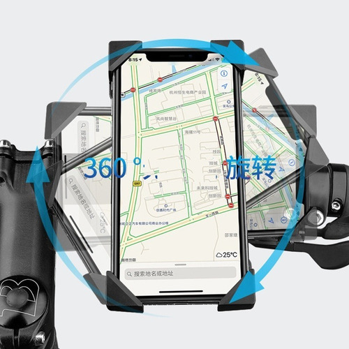 Soporte Navegación Teléfono Para Manillar Motocicleta