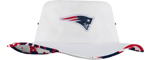 Foco Gorro Boonie Híbrido Blanco Mujer New England Patriots