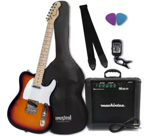 Guitarra Telecaster Strinberg Tc120s Kit Completo Oferta!