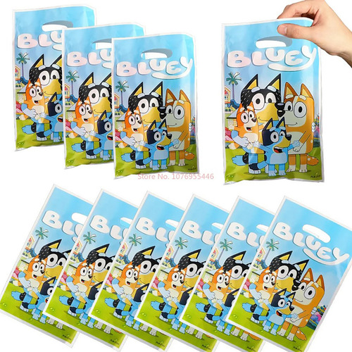 Bolsa Sorpresa Cumpleaño Bluey Y Bingo Dulce Piñata X 20 Un
