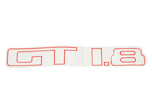 Emblema Traseiro Gt 1.8 Vermelho Gol Gt 1.8