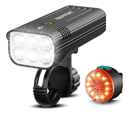 Ebuyfire Usb Luces Delanteras Y Traseras Para Bicicleta, 6 *