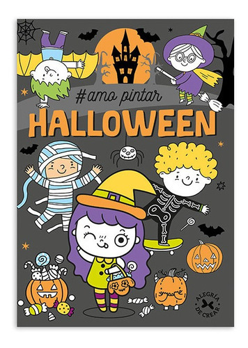 Libro Para Colorear Halloween Dibujos Para Niños Amo Pintar | MercadoLibre