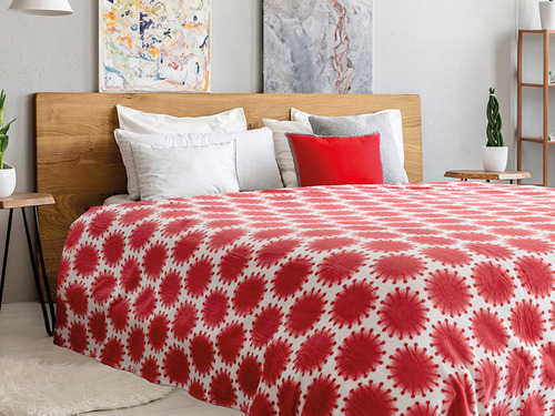 Cobertor Ligero Ottawa Rojo King Size Dormireal