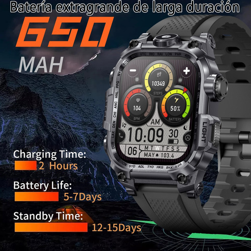 Reloj Inteligente Hombre Reloj Inteligente Bluetooth Llamada