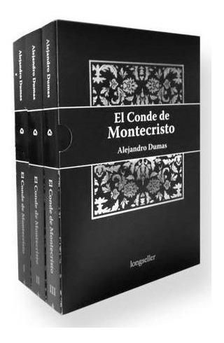 Conde De Montecristo El - Tres Tomos En Estuche