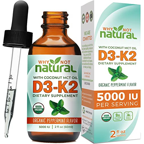 Por Qué No Vitamina Orgánica Natural D3 K2 (mk-7) Bb78g