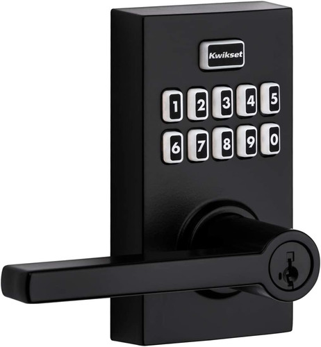 Cerradura De Puerta Electronica Smartcode - Negro Mate - A