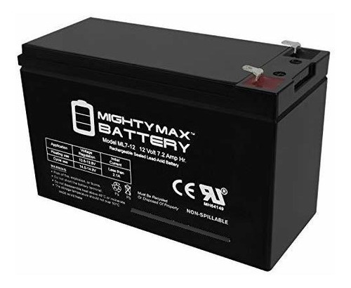 Reemplazo Mighty Max Batería De 12v 7.2ah Sla Batería Por Ra