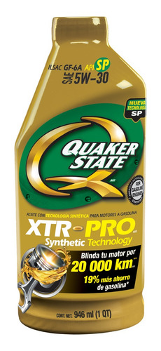 2 Pack Aceite Para Motor Multigrado Xtr Pro 5w30 946ml Quake