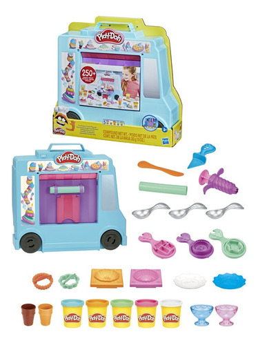 Masa Para Moldear Play-doh Camión De Helados 283g 3