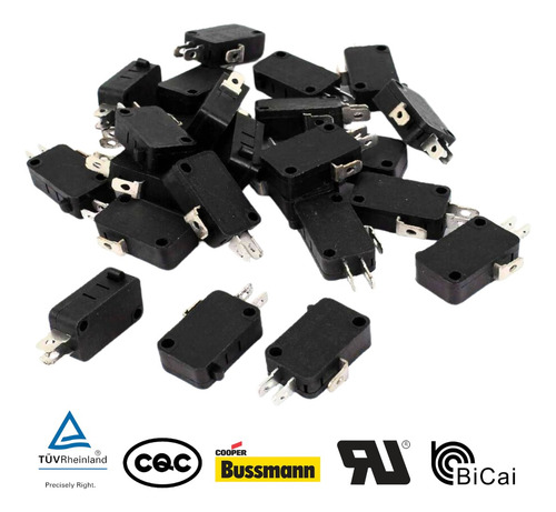5x Microswitch Para Puerta Horno De Microondas 16a 127v