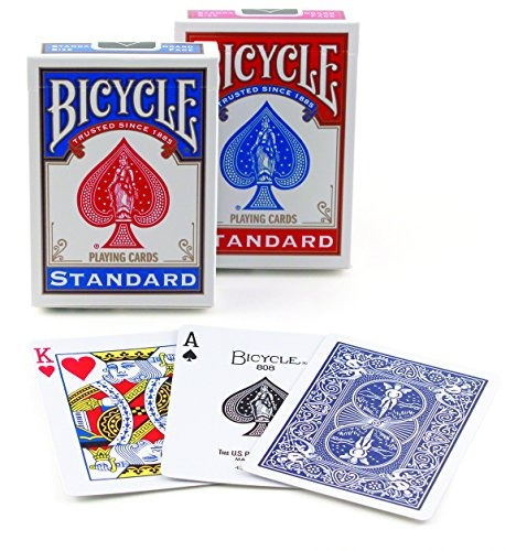 12 Barajas De Cartas De Poker Tamaño Standard Index Bicycle