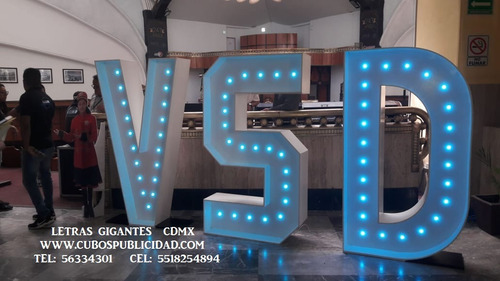 Imagen 9 de 10 de Letras Gigantes Para Eventos,iluminadas,mesa Novios, Xv Años