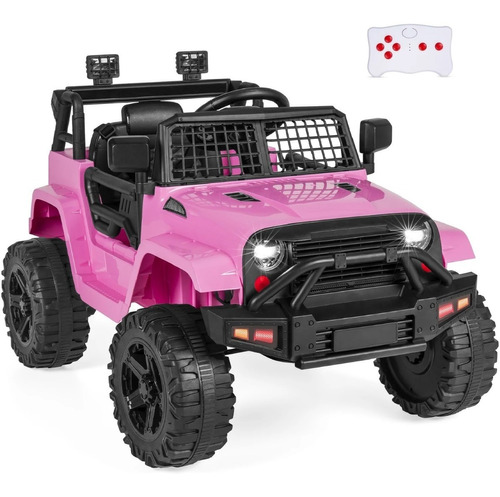 Jeep 12v Montable Rosa 3-5 Años Control Remoto Envio Gratis