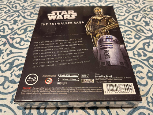 Stars Wars - The Skywalker Saga Blu-ray Disc