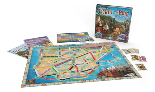Ticket To Ride Iberia Y Expansión Corea Del Sur Juego De Mes