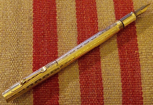 Wahl Eversharp Fountain Pen Yellow Gold Oro Pluma 1920