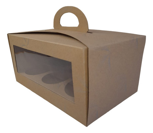 1 Caja Cupcakes X 6 Wh Carton Visor Aut 23x15x11