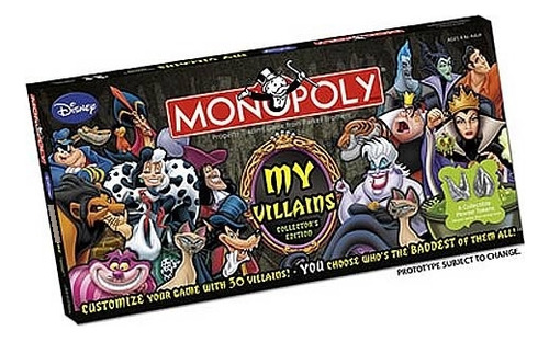 Jogo De Tabuleiro Monopoly Villains Lacrado Ingles Raro