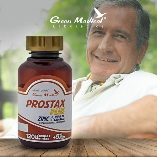Imagen 2 de 2 de Prostax Max X 120 Caps Green Med. (prevención Próstata)