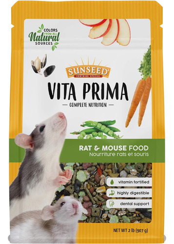 Sunseed Vita Prima Alimento Completo Para Ratas Y Ratones