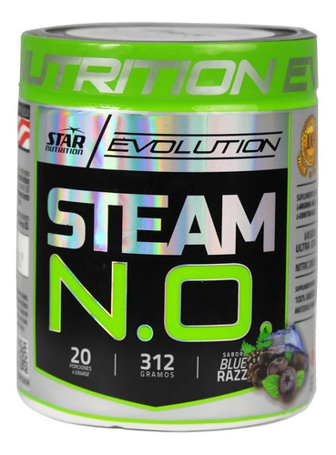 Steam N.o. Oxido Nitrico Star Nutrition 312 Grs