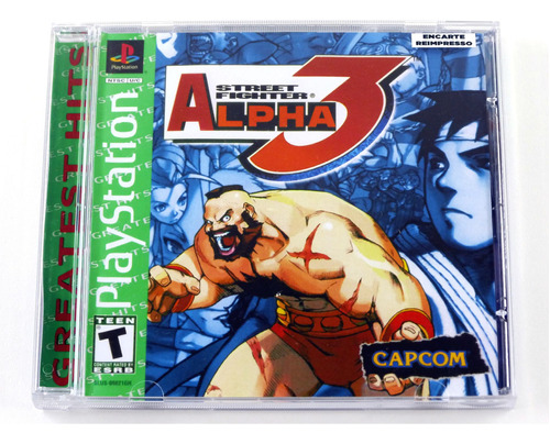 Street Fighter Alpha 3 Original Playstation 1 Ps1