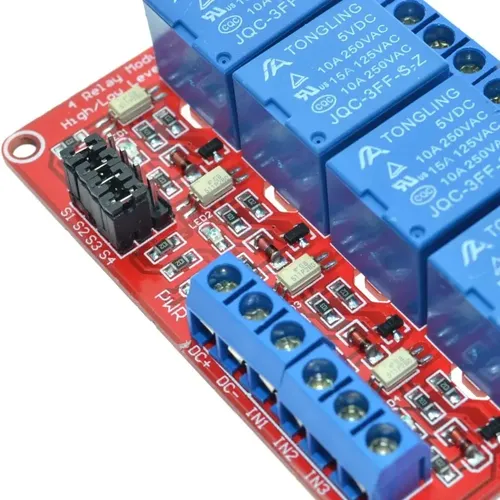 Módulo 4 Relés 5v Opto Disparo Alto O Bajo Arduino [ Max ] | Cuotas sin ...