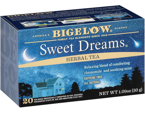 Bigelow Te Sweet Dreams Dulces Sueños Para Dormir 20 Pack