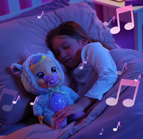 Cry Babies Goodnight Jenna Con Luces Proyección Estrellas