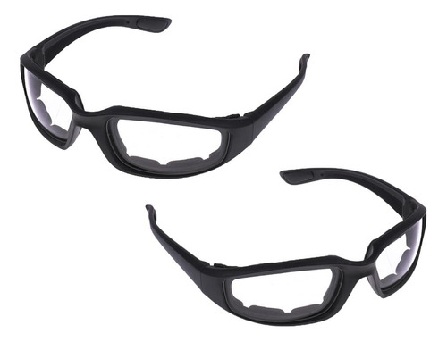 2x Gafas De Terre Acolchadas Resistentes Al Viento Chopper