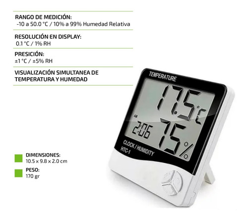 Imagen 4 de 10 de Kit Medidores De Ph Phmetro Y Medidores Temperatura Digital