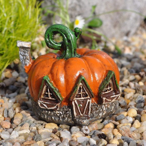 Hada Del Jardín En Miniatura Micro Casa De La Calabaza