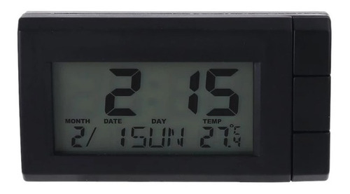 Imagen 3 de 4 de Reloj Con Termometro Dia Y Hora Para Auto Con Luz