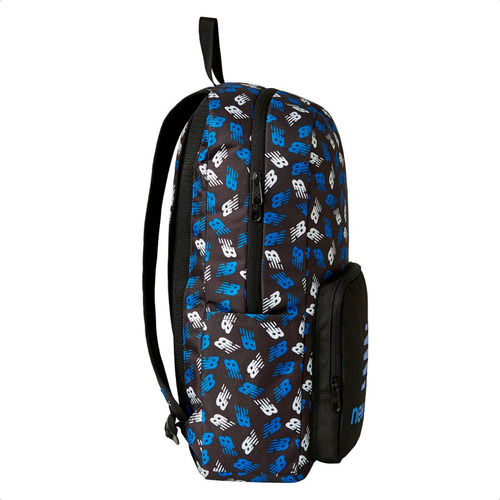 Mochila New Balance Lab23010bco Kids Printed P/ Notebook Color Negro