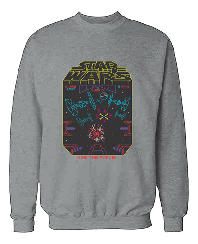 Buzo Star Wars Use The Force Lineal  Memoestampados