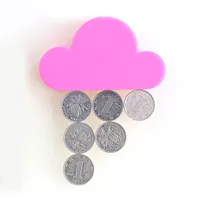 Comprar Porta Llaves Llavero Magnetico Con Imán Nube Rosa