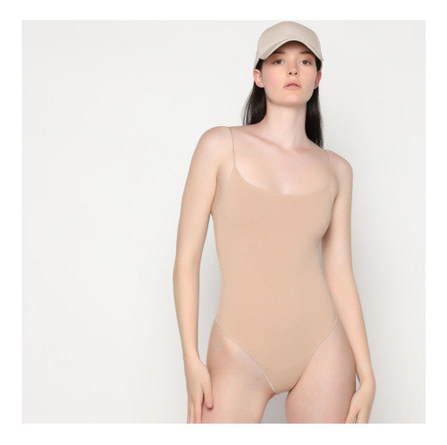 Body Liso Abercrombie & Fitch Nude Dama Original Od.st