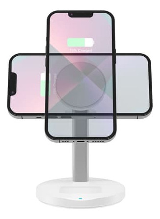 Cargador Iphone Apple Watch Airpods 3 En 1 Wireless Inpro Blanco