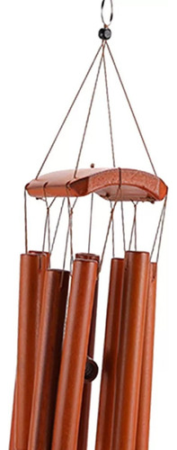 2campana De Viento Móvil 5 Tubos Buena Suerte Feng Shui 65cm